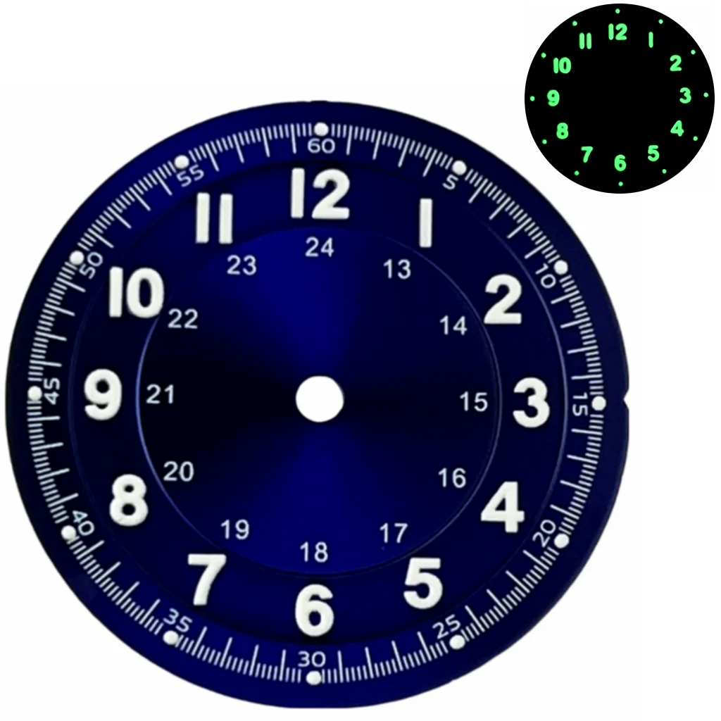 29 mm Zifferblatt, leuchtend, passend für Nh35 NH36 ETA2836 Mingzhu DG2813 3804 Miyota8205 8215 821A Uhrwerk, Uhrenzubehör – Detail 8