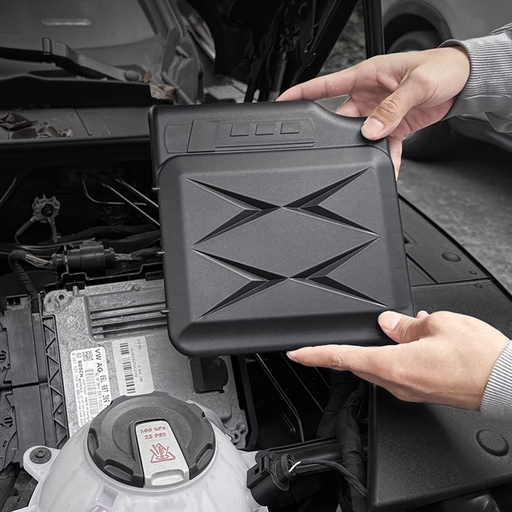 Audi Q5 Q5L ECU Electronic Control Unit Protection Cap Engine Computer Board Dustproof Cover Car PC Trim auto accessories