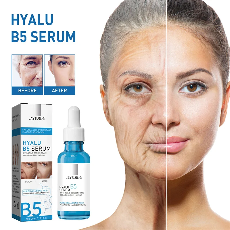 

Anti Wrinkle Face Serum Hyaluronic Acid B5 Anti Aging Lift Firm Fine Lines Remover Lightening Dark Circle Skin Brighten Essence