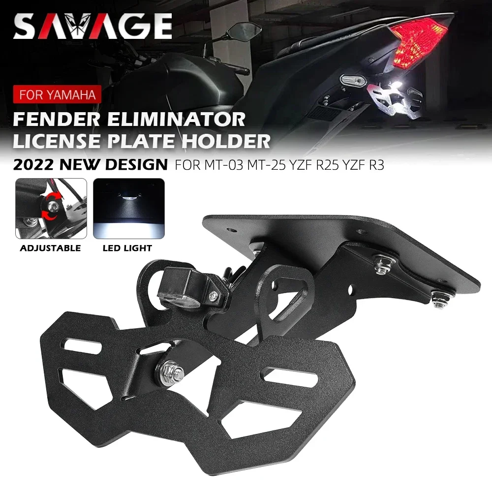 Kit portatarga targa completo luce catadiottro YAMAHA MT-03 ABS 320 2019 2020 Kit portatarga targa completo luce catadiottro YAMAHA MT-03 ABS 320 2019 2020