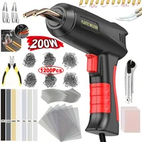 Upgraded 2 in 1 Plastic Welding Gun Kit Hot Stapler Plastic Repair 6/4 Types Staples for Car Bumper Repair 200W Welder Machine 1
