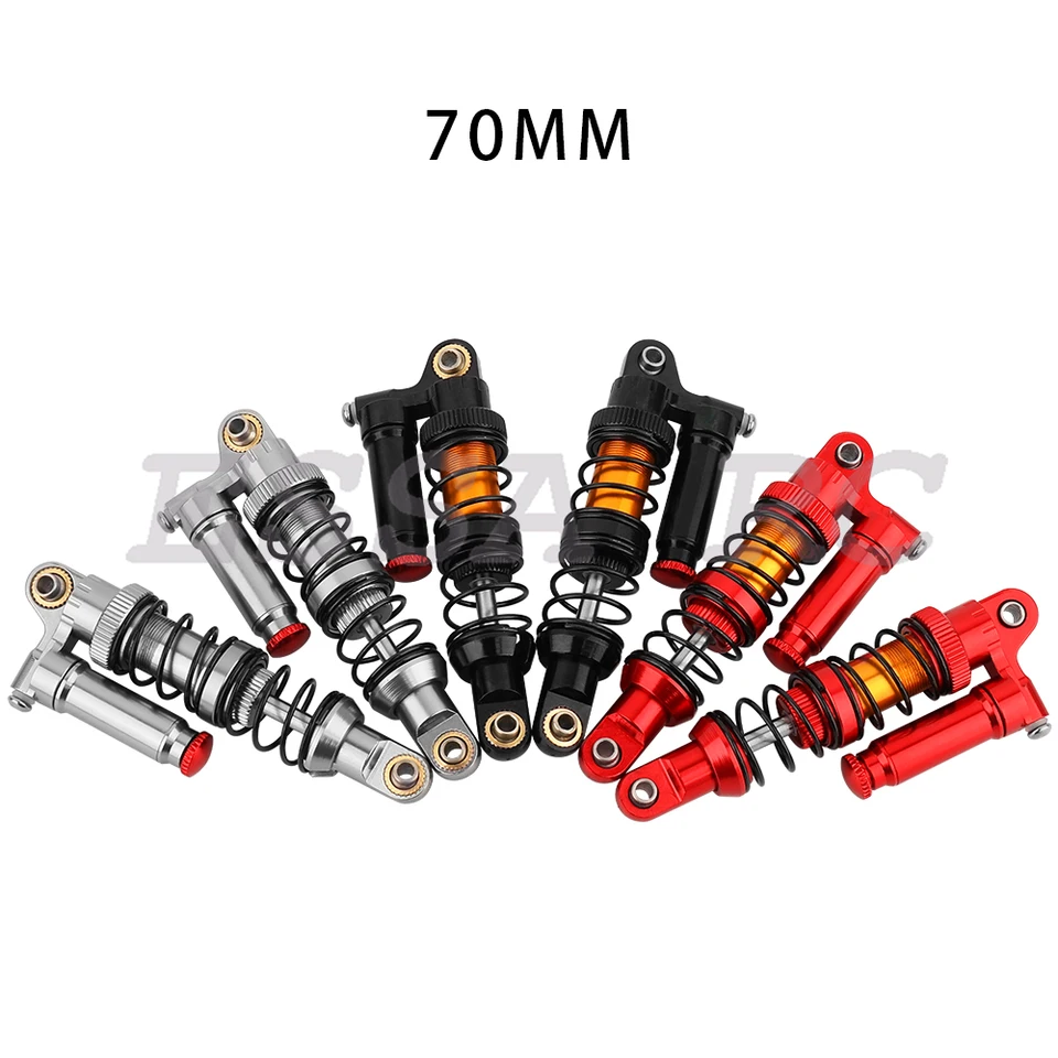 金属合金ショックアブソーバー,1:10 rcクローラー用オイルダンパー