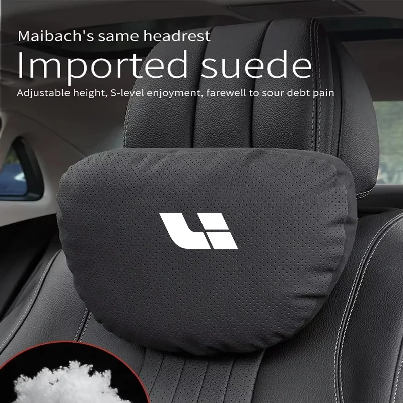 Car Headrest Neck Support Pillow and Lumbar Cushion - Soft, Breathable Auto Interior Accessories