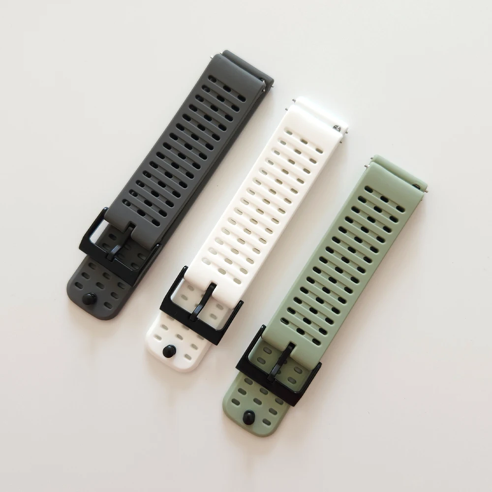 Premium 22mm Silicone Watch Strap – Versatile Wristband Bracelet Replacement Accessories  