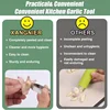 10/1pcs Stainless Steel Garlic Peeler Quickly Garlic Peeling Pig Hair Plucking Clip Manual Tweezers Gadgets Kitchen Accessories 6