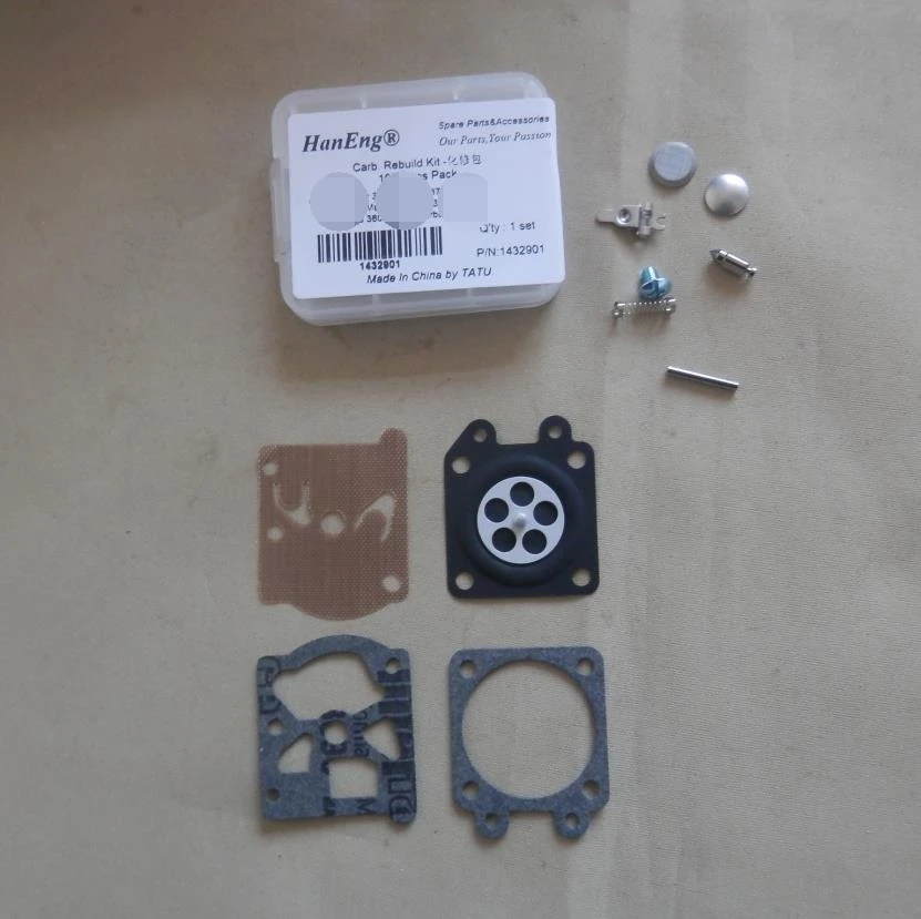 Carburetor Gasket Kit with Pin for chainsaw Emak OLEOMAC gs350 gs350c