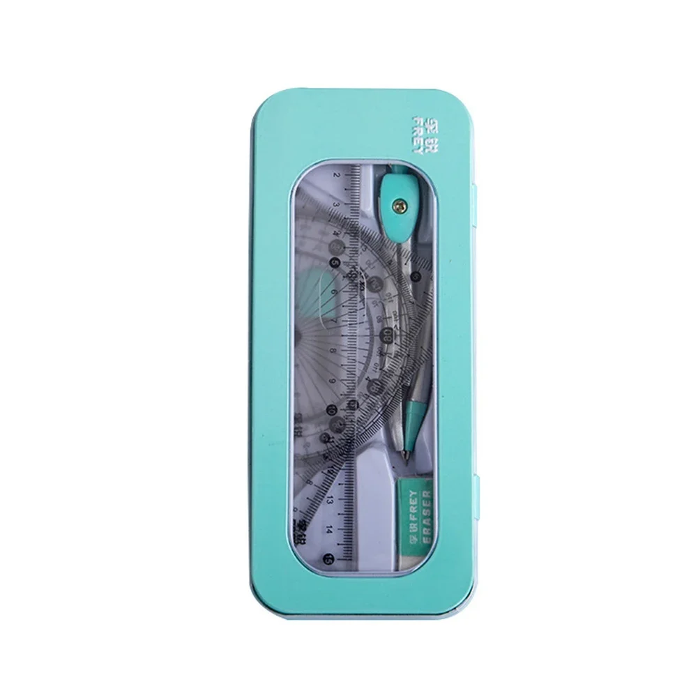 Compass Set Ruler Measurement Set Learning Professional Multifunctional Drawing Tool Ruler and Eight-pcs