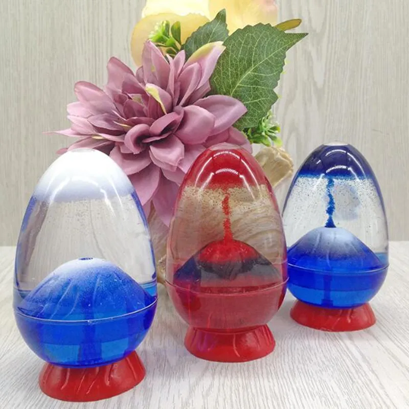 Movement Liquid Hourglass Creative Volcano Oil Sandglass Home Decor Craft Glass Ornaments Sand Timer Christmas Valentine Gifts sand timer liquid hourglass timer