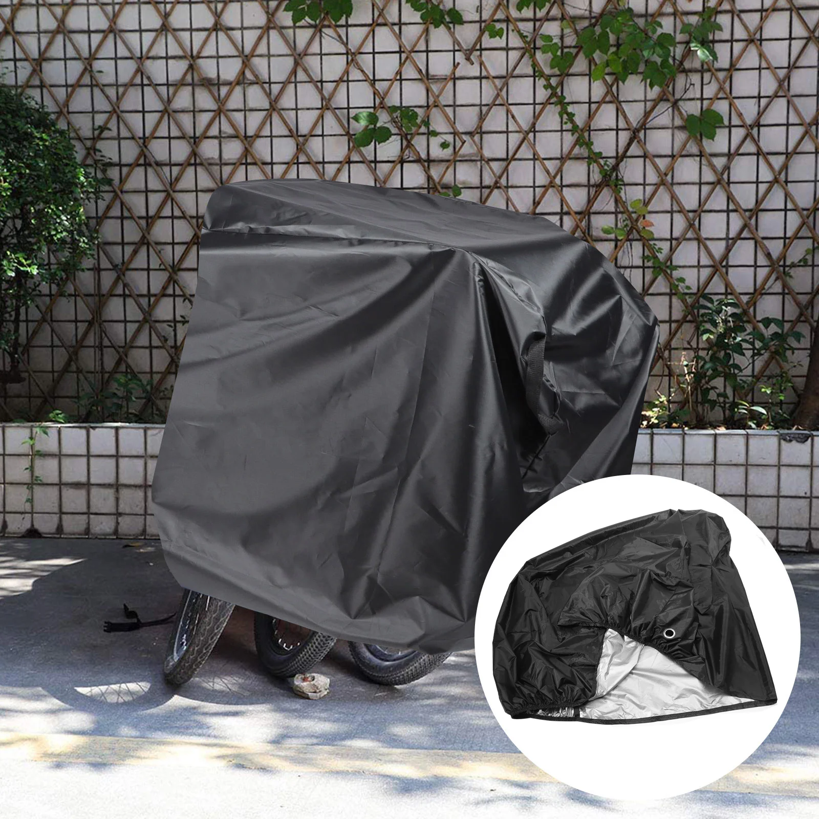 

Motorcycle Rainproof Cover Motorbike Water Resistant Cover Waterproof UV Breathable Cover Indoor Outdoor With Storage Bag Case