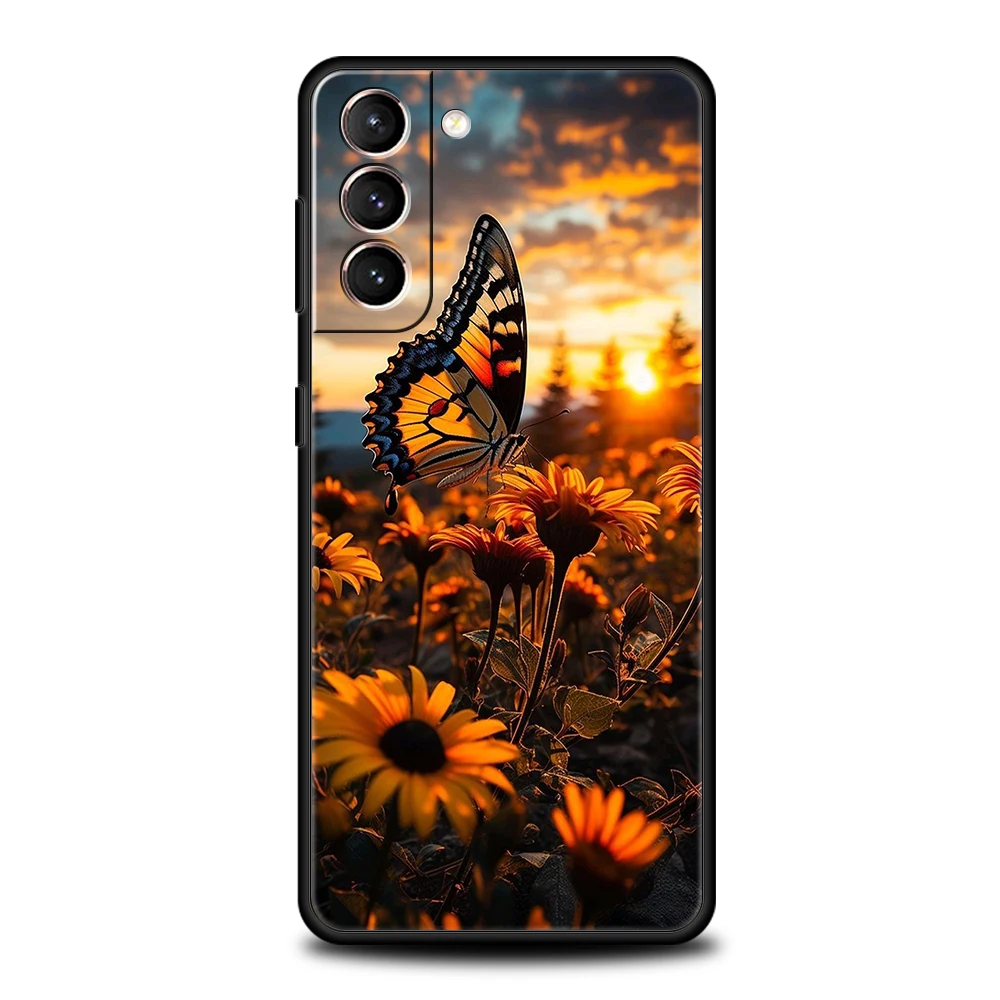 Vibrant Yellow Sunflower Soft Phone Case Cover