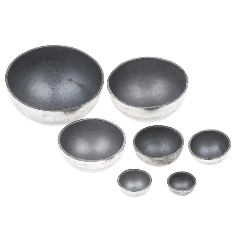 속이 빈 철 돔 용접 장식품 2개 1.5MM 두께 17-60MM 반구형 수제 철 예술 선물 제작용