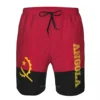 2023 Summer Polyester Angola Country Flag 3D Printed Men's Board Shorts Beach Pocket Running Summer Pants 5