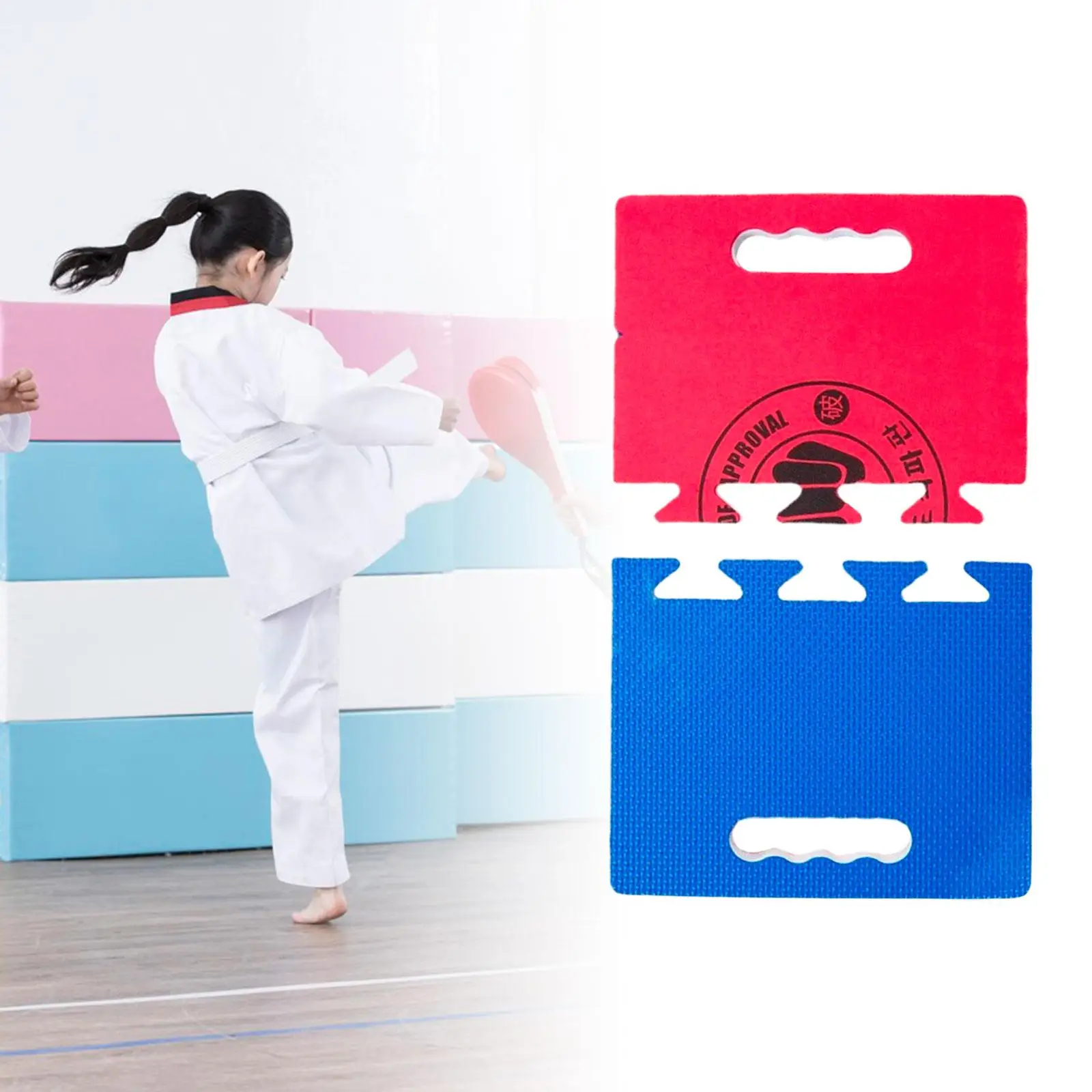 Taekwondo Board Foam Pad Martial Arts Reusable Repeated Use Punching Equipment Easy to Assemble Karate Board Rebreakable Board