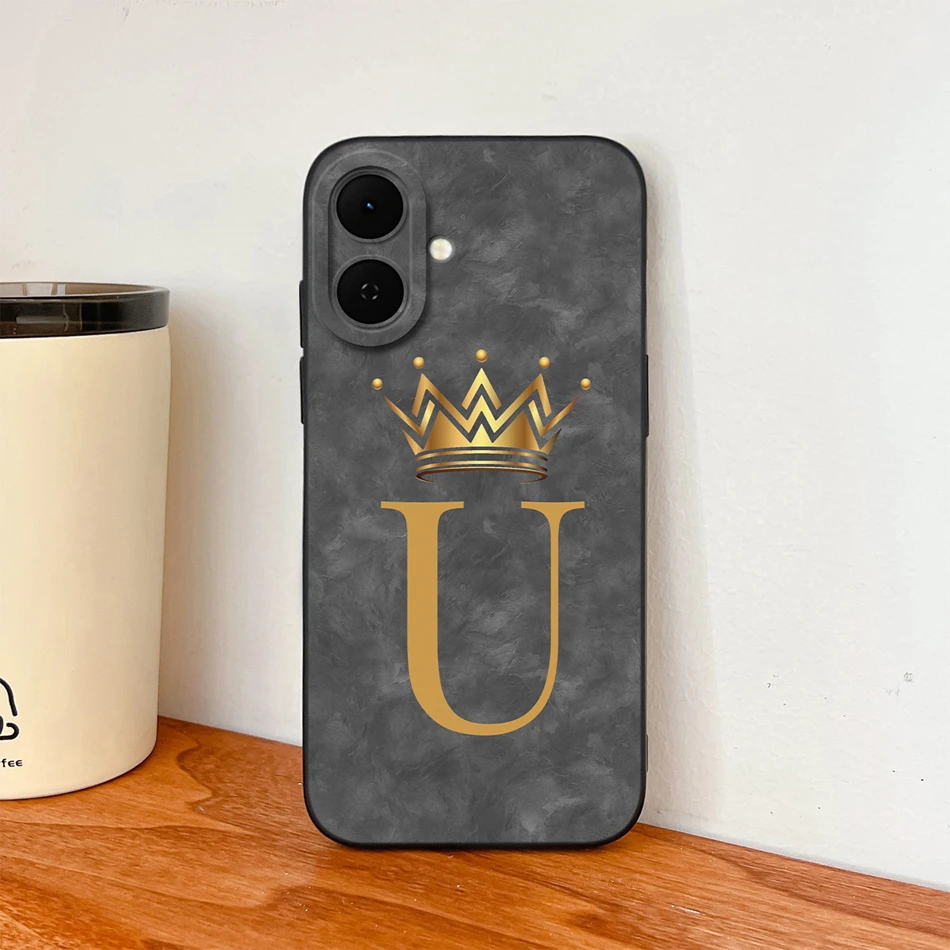 Creative Letters Soft Liquid Silicone Anti-Drop Phone Case with Camera Coverage