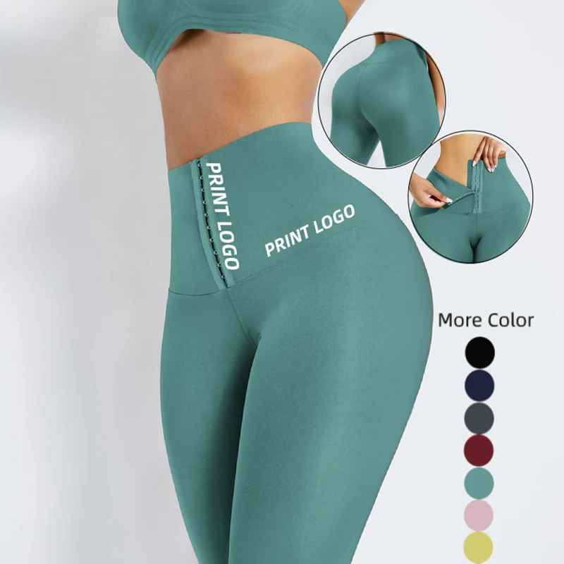 Cintura alta shapers formador espartilho aptidão yoga leggings para