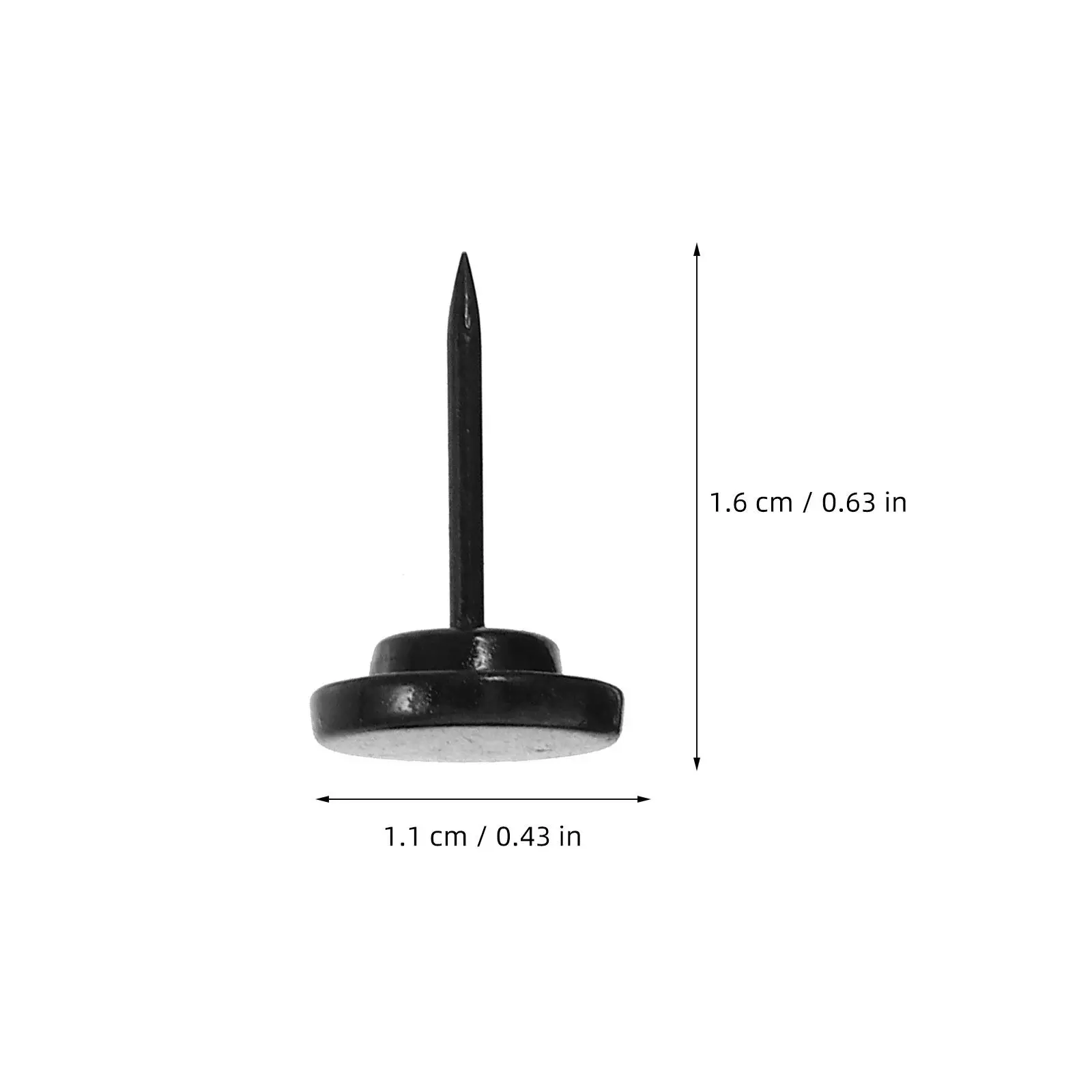 30개 벽걸이용 금속 푸시핀, 사무실 코르크보드 사진 걸이용 소형 푸시핀 훅, 메시지 보드 용품