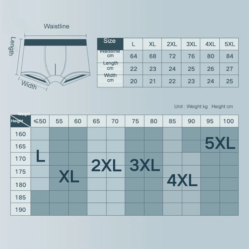 Xiaomi Men's Underwear Ice Silk Boxer Shorts Comfortable Soft Men's Panties Summer Breathable Cueca Sexy Lingerie Panties 4PCS men boxer shorts