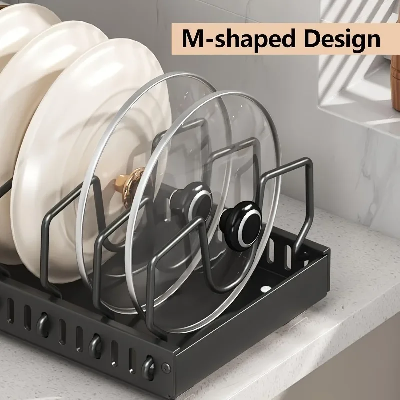 ZEXEF Kitchen Pull-out Dish Storage Rack Household Cabinet Punch-free Dish Multifunctional Drying Racks Drain Rack