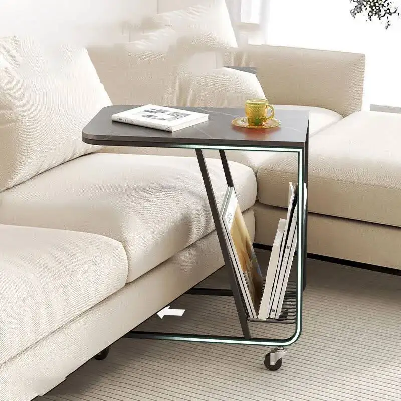 طاولة قهوة جانبية عصرية بتصميم نورديكي متعددة الاس...