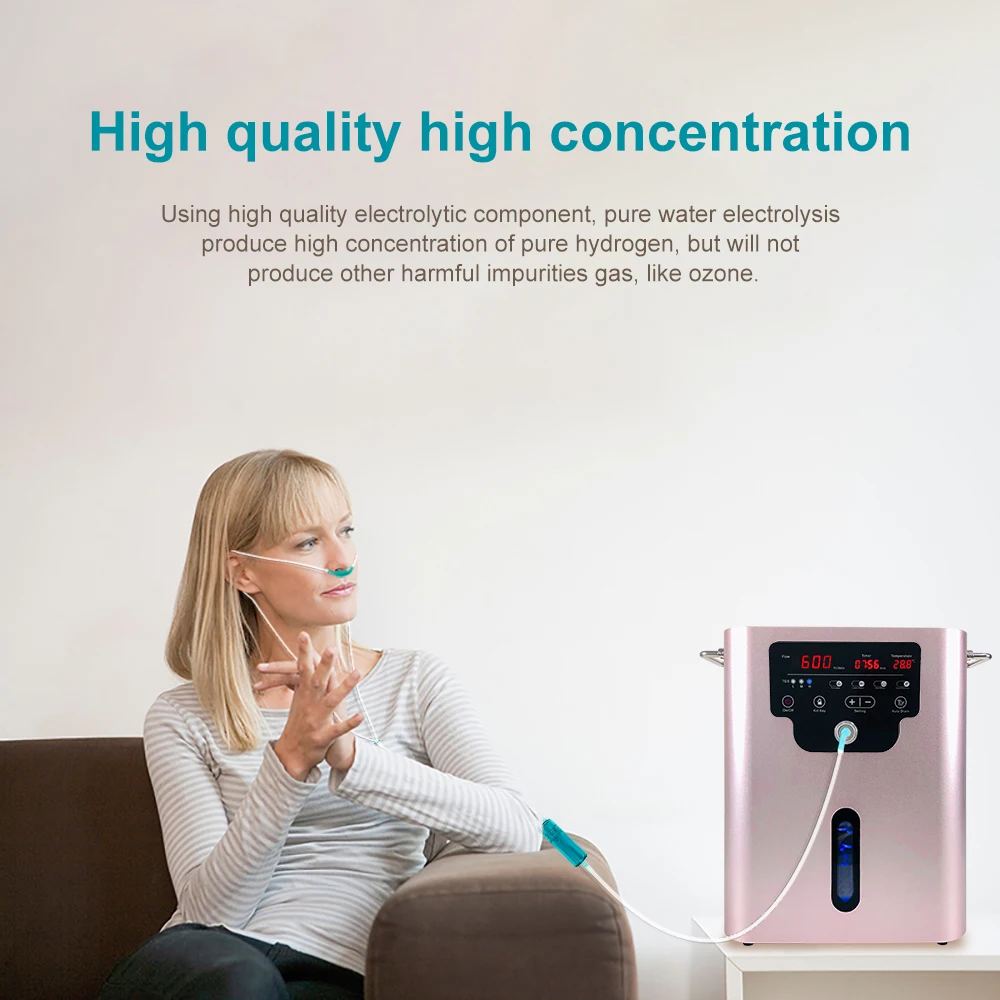Suyzeko Hydrogen Inhalation Machine 600ML 900ML 1500ML 3000ML Molecular Hydrogen Water Machine H2 Generator Home Care