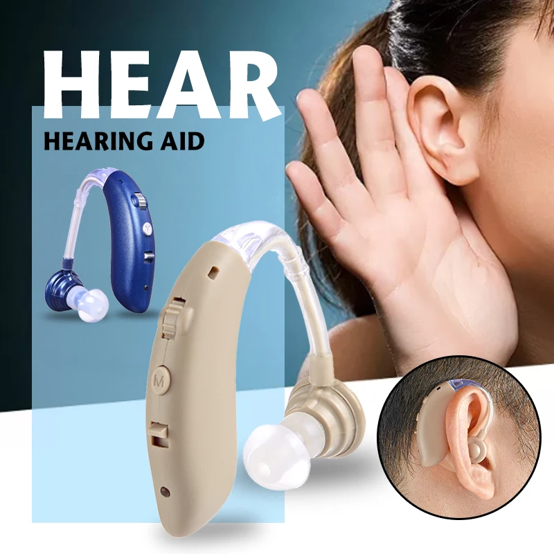 1pc Rechargeable Wireless Hearing Aid Headphones