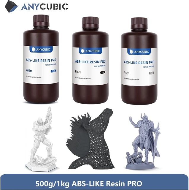 ANYCUBIC ABS-LIKE Resin PRO 3d Resin High Precision UV 405nm For LCD SLA  DLP Anycubic