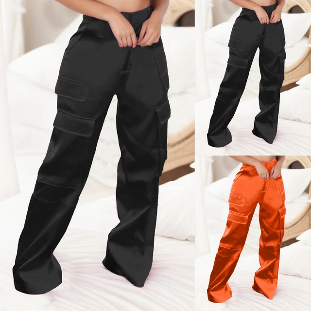 Y2K Cargo Pants For Women Work Casual Straight-leg Trousers