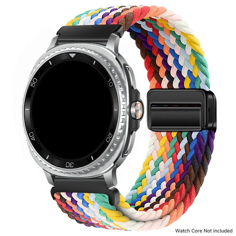 Colorful Magnetic Nylon Braided Sport Strap Bracelet