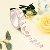 1PC. Decorative INS Style Daisy Peaches Terrazzo Library Books Constellations Floral Masking Washi Tapes Cute Journal Stationery 3