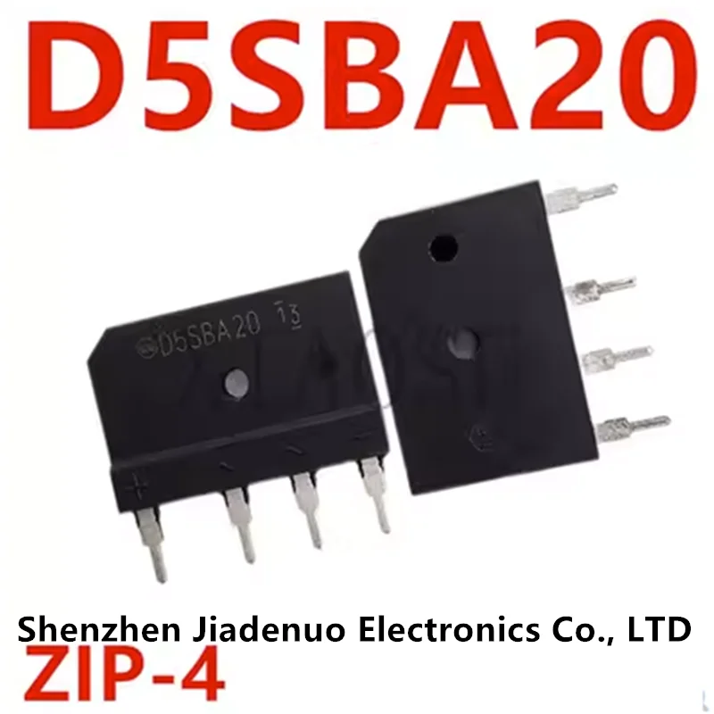 (2-5 Pezzi) 100% Nuovo Reattore A Ponte Raddrizzatore D5Sba20 Zip-4 66/200V Ponte A Fila Grande Ponte Raddrizzatore A Ponte Piatto Chipset