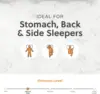 Design by Ashley Queen Size Chime 12 Inch Medium Firm Hybrid Mattress with Cooling Gel Memory Foam 5