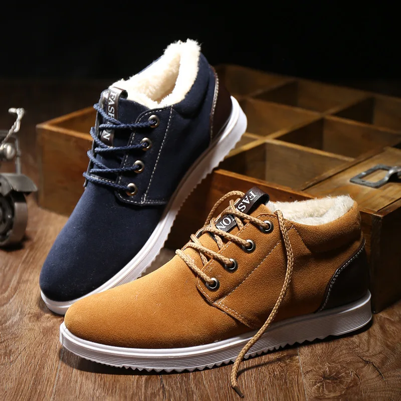 

2023 new Winter Boots for Men plush ankle warming boots for Men Men's Shoes for Men's sneakers Plus size for comfort and warmth