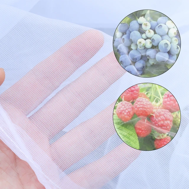 Plant Mesh Cover Breathable Drawstring Fruit Tree Netting Bag Vegetable Crop Protection Bag Anti-Bird Pest Control Plant Barrier 4