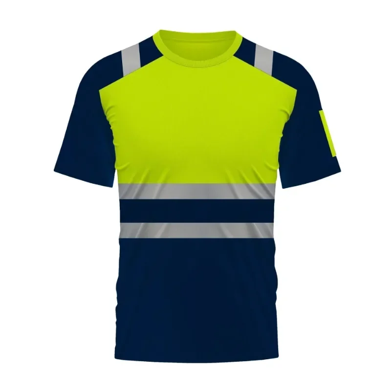 Summer Work Shirt Breathable Quick Drying Sweat Wicking High Visibility Oversized