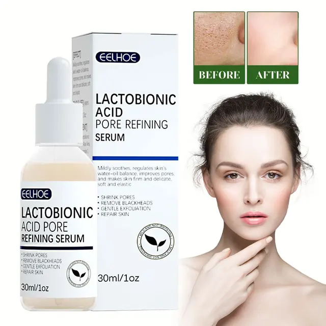 O Sérum Facial de Ácido Lactobiônico: A Solução Perfeita para Poros Dilatados e Pele Radiante