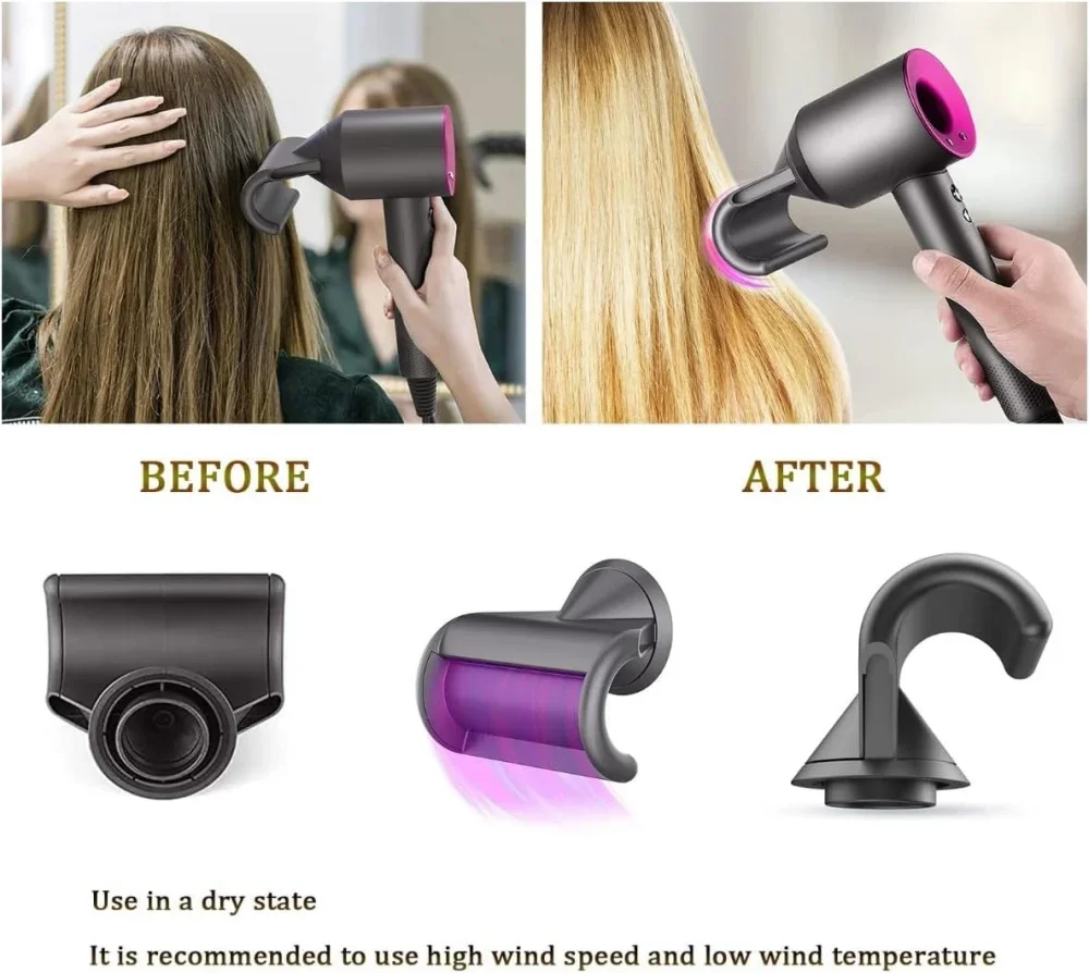 Description Picture 6 of itemFor Dyson Hair Dryer Anti-Flying Universal Diffuser Nozzle HD03 HD08 HD15 Home Accessories Household Hair Salon Styling tools