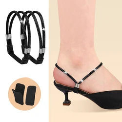 Women's Anti-Skid Adjustable High Heel Straps with Triangle Design (Pure diamond)