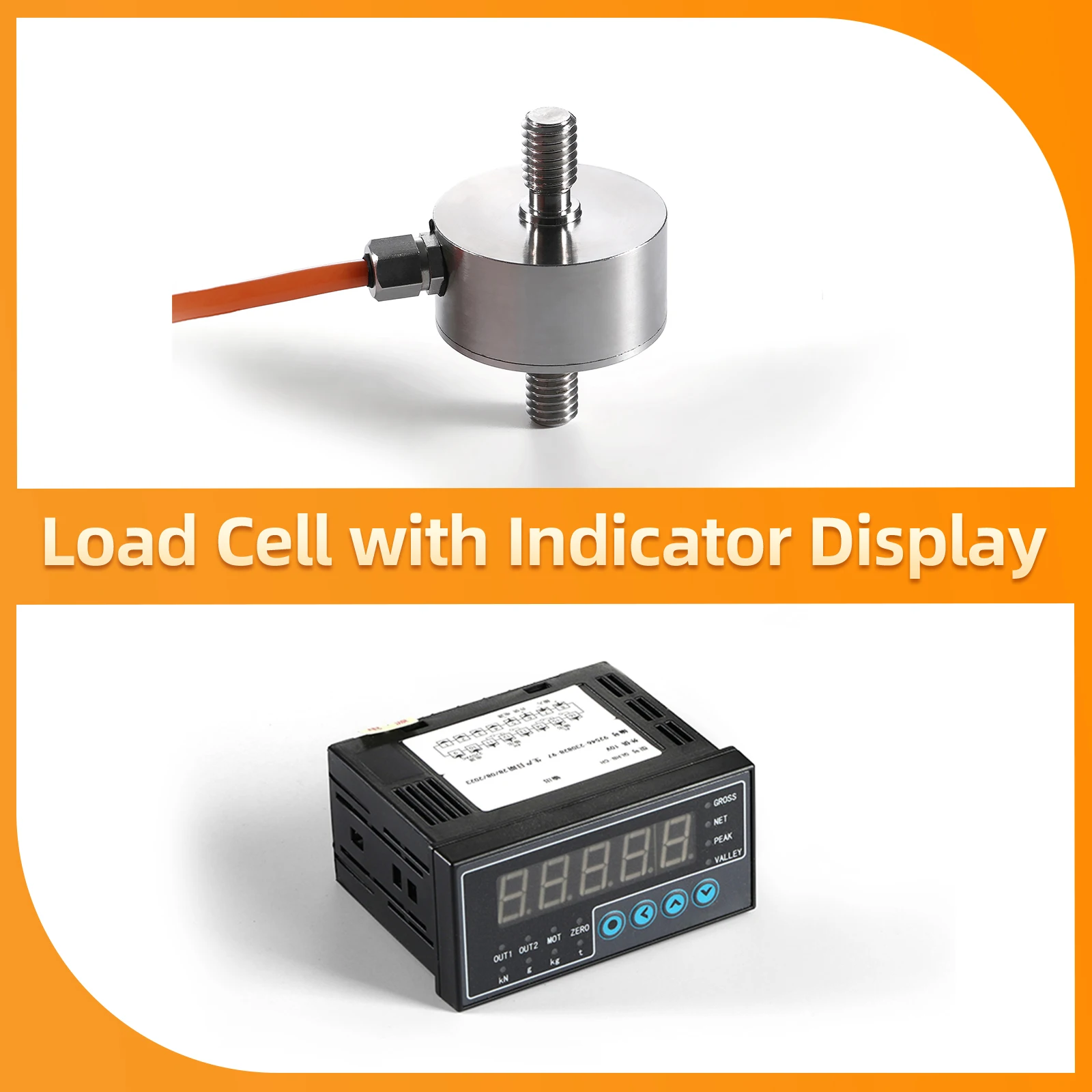 Load Detecting Sensor Load Cell Sensor with Indicator Display Weighing Compression And ...