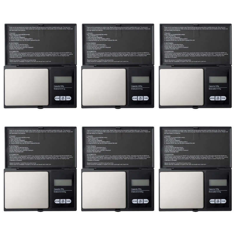 

Kitchen Scale Digital Multi-function Stainless Steel Weighing Scale with LCD Display Electronic Medicine-Scale DropShipping