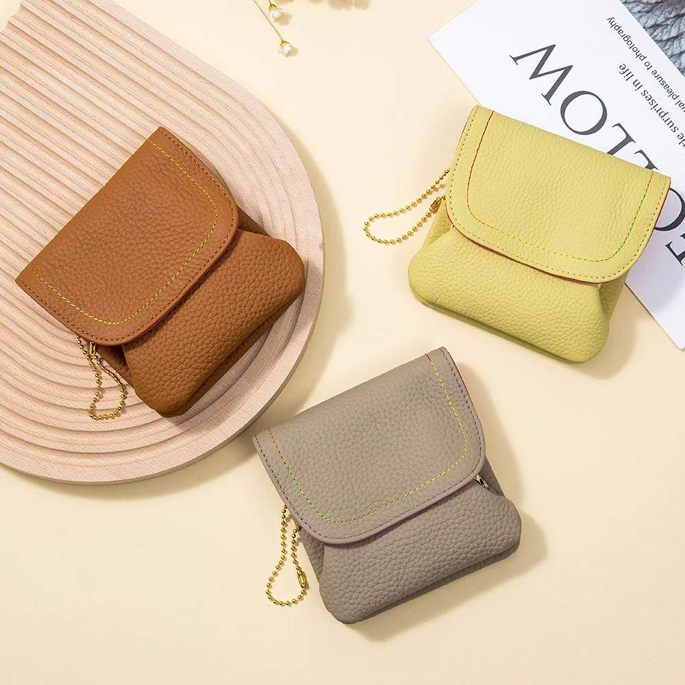 Nuovi Portafogli in Pelle di Vacchetta per Donne, Borse in Pelle PU alla Moda, Grande Capacità, Portafoglio Carino, Portamonete e Porta Carte - immagine 2