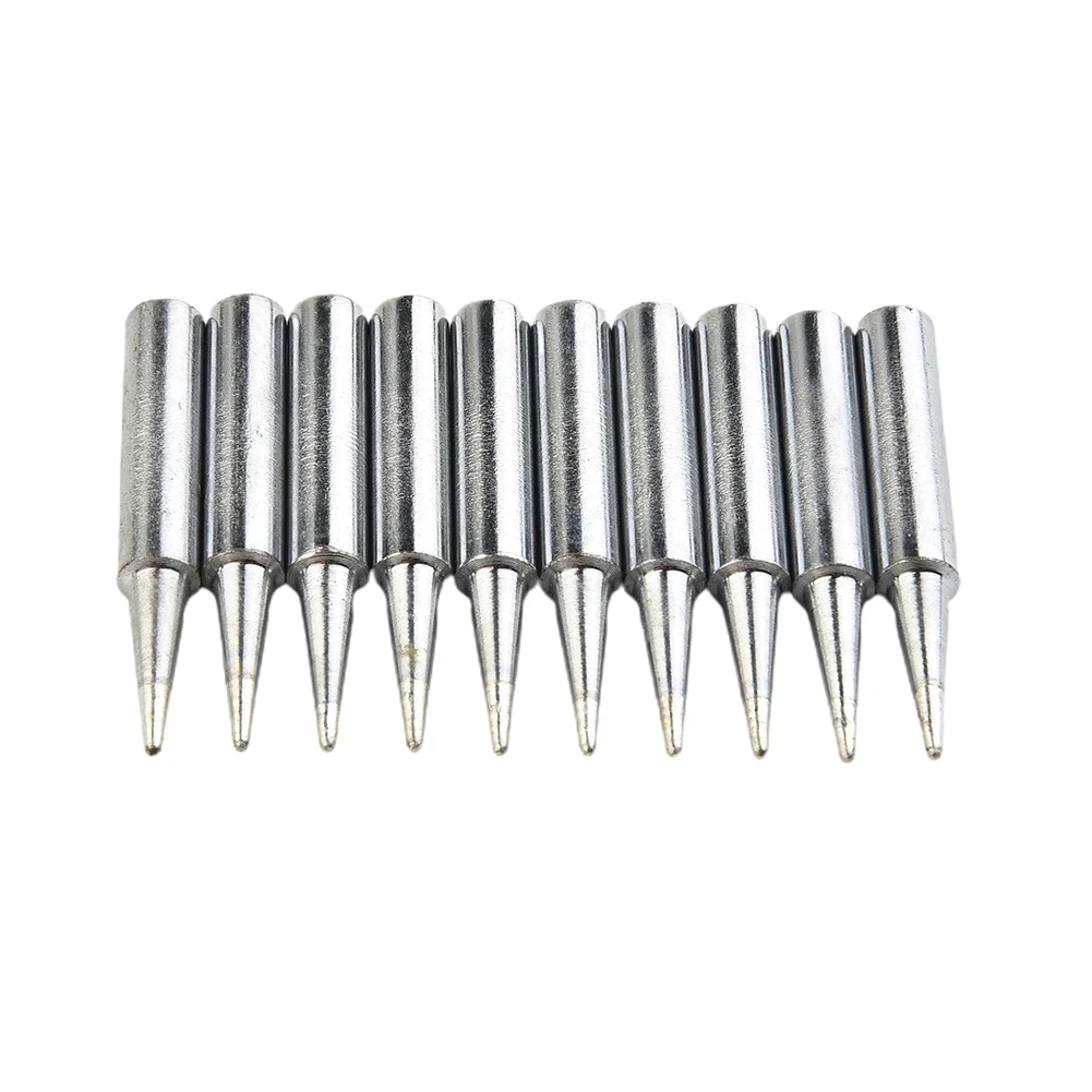 10pcs Solder Iron Tips Set Welding Equipment Accessories Lead-free Pure Copper 900M-T-B For Soldering Station High Quality images - 6