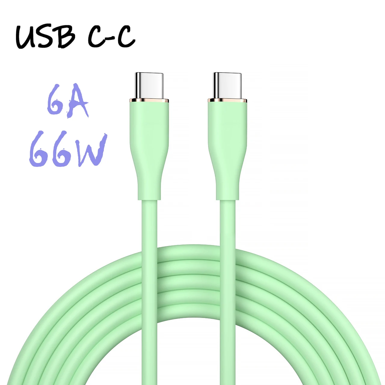 ตัวเลือกสินค้า สายชาร์จ USB-C 66W ชาร์จเร็ว ปลอดภัย สำหรับ iPhone Huawei Xiaomi