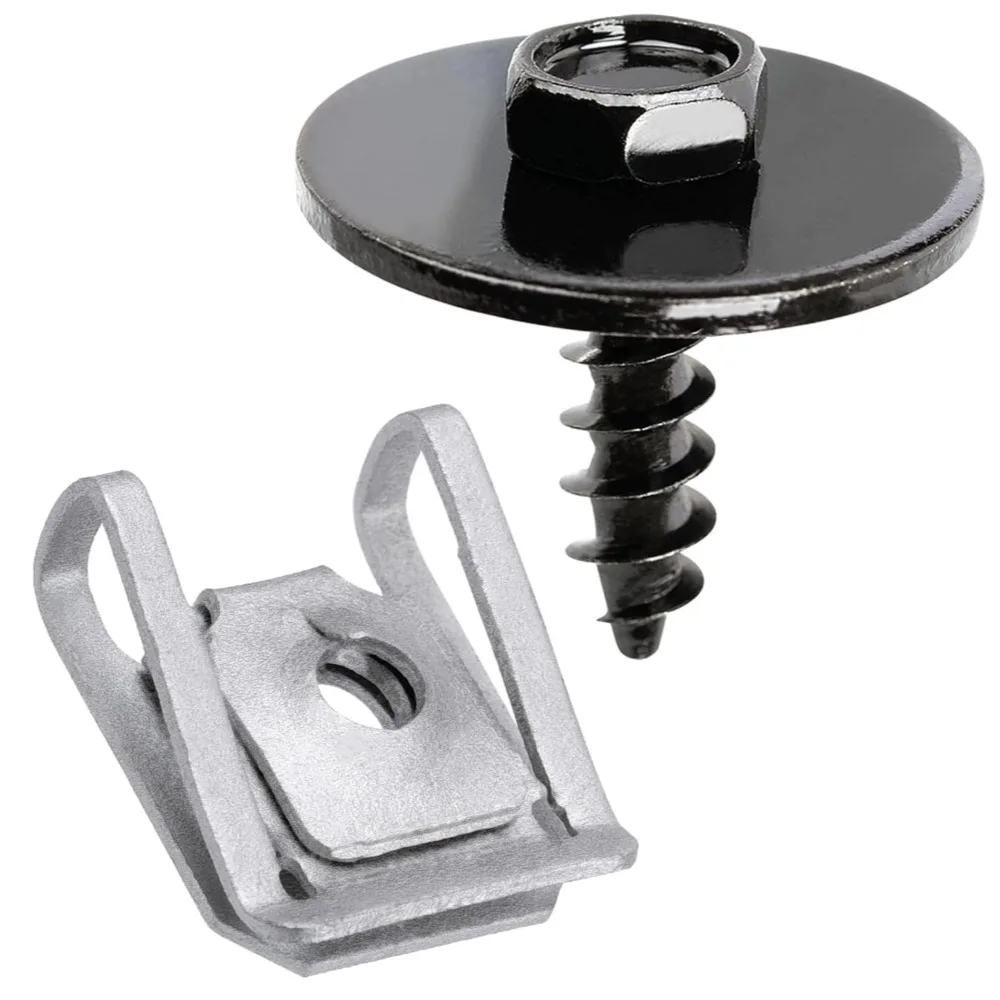 20-teiliges Stoßstangenabdeckungs-Set mit Schrauben und selbstsichernden U-Muttern für BMW 07149126886, 07146951655 – Detail 5