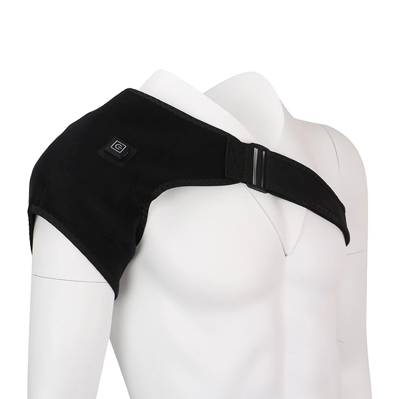 Heat Therapy Shoulder Brace Adjustable Shoulder Heating Pad for Frozen Bursitis Tendinitis Strain Hot Cold Support Wrap