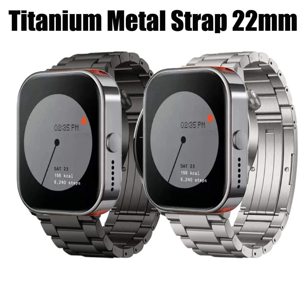 Cinturino In Metallo Al Titanio Per Cmf Watch Pro Luxury Business Bracciale Da Polso 22Mm Ultimate Link Bracciale Per Cmf Watch Pro Band