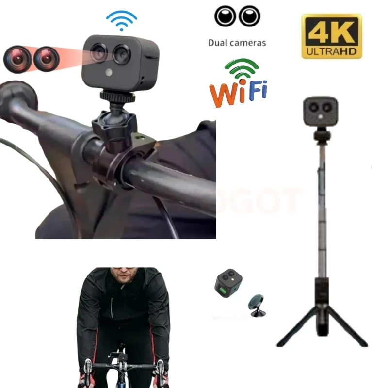 4K HD Mini WiFi Cam Smart Home Wireless Security Surveillance Dual ...