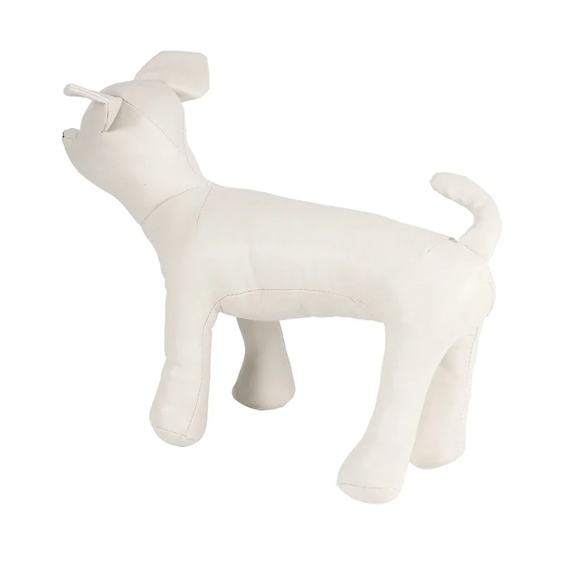 Manichini per cani in pelle Posizione in piedi Modelli per cani Giocattoli Manichino per esposizione di negozi di animali domestici-AT64 - immagine 5