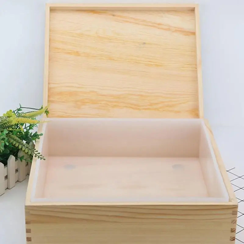 DIY 공예 비누, 수제 양초, 수지 주조용 X6HC 사각 실리콘 비누 몰드