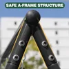 Swing Sets for Backyard, 550LBS Swingset Outdoor for Kids, Swing Set with Slide and Glider, 1 Saucer Swing 3