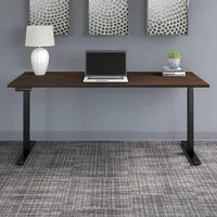 72-inch Electric Height Adjustable Standing Desk, Ergonomic Sit-Stand Computer Table for Home Computer Desk 1